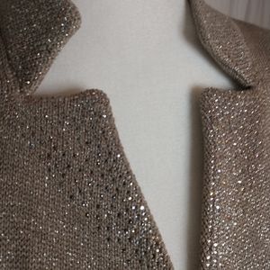 St. John Evening Gold Suit Like New Size 14